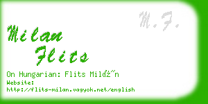 milan flits business card